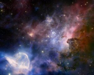 interstellar space travel scene science fiction movie