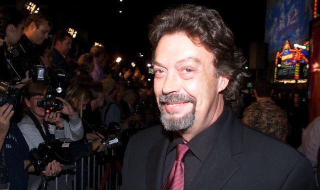 Tim Curry at a 2025 Rocky Horror Picture Show anniversary event