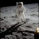 Buzz Aldrin on the Moon during the Apollo 11 mission